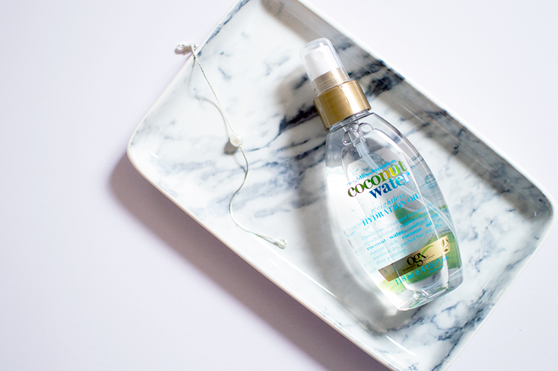 Review: OGX Coconut Water Hydration Oil Hair Spray - Bloomzy