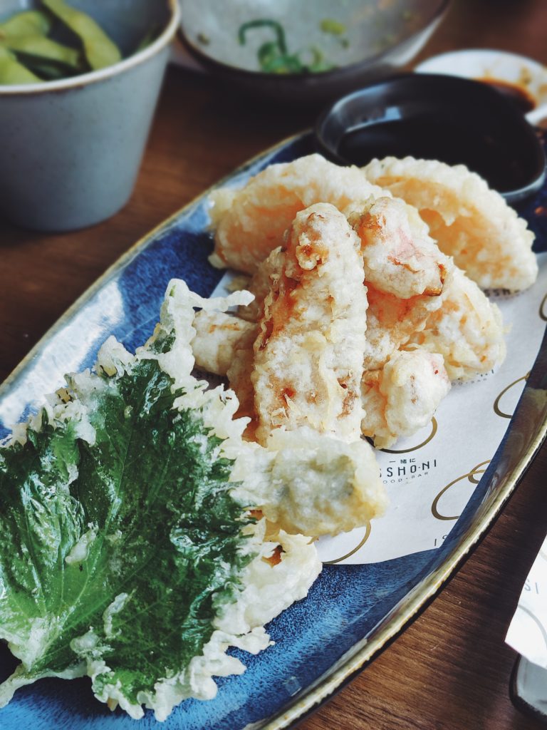 issho-ni Japanese vegetable tempura